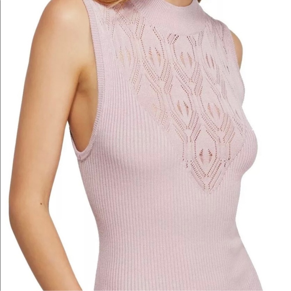 Free People Lavender Sleeveless Knit Tank